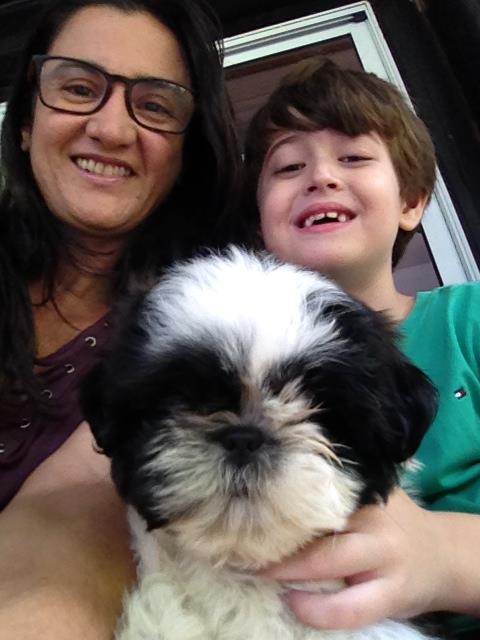 A despedida de Nádia Ponta do Recreio, a Shih Tzu do Miguel.